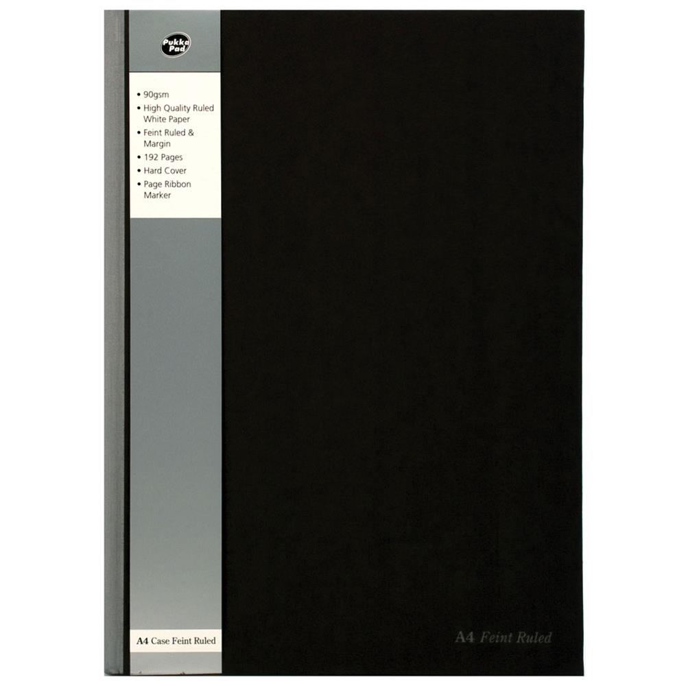 Pukka Black A4 Casebound Notebook